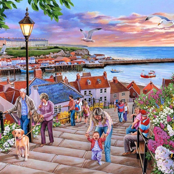 199 Steps Whitby 1000 Piece Puzzle