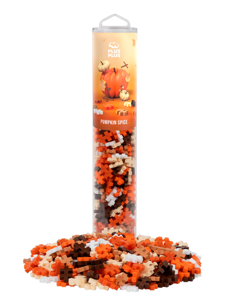 Plus-Plus Pumpkin Spice / 240 pcs Tube 5+