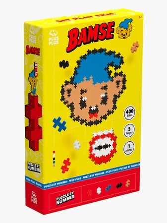 Plus-Plus by numbers BAMSE