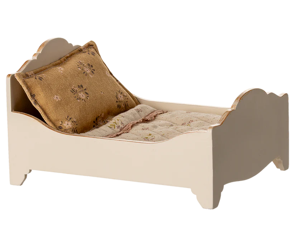 Maileg- Bed, Mouse - Off white
