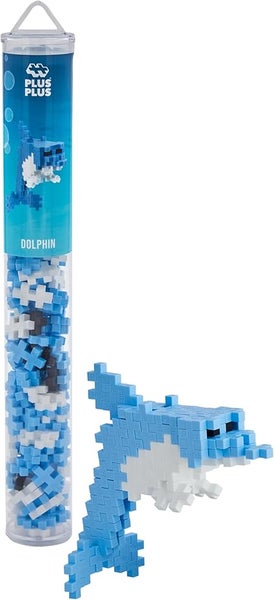 Plus-Plus Dolphin / 100 pcs. Tube 3+