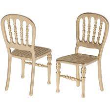 Maileg Chair, Mouse Gold