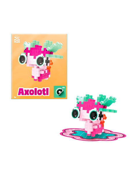 PlusPlus Pink Axolotl 5+