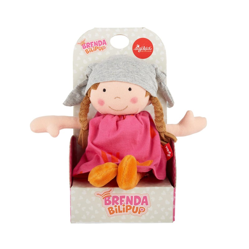 Pehmonukke Brenda Vaaleanpunainen