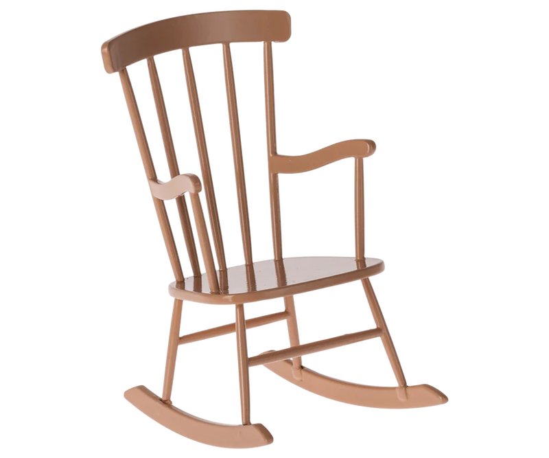 Keinutuoli 11cm - Rocking chair, Mouse - Dark Powder