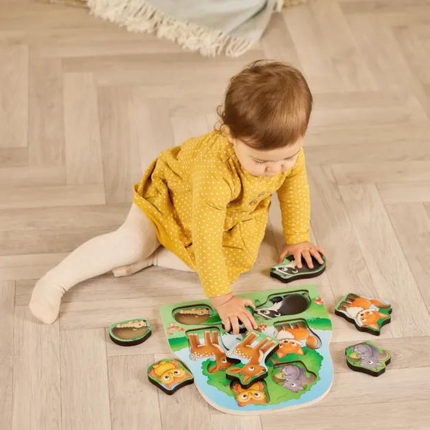 Woodland chunky wooden puzzle- puinen palapeli