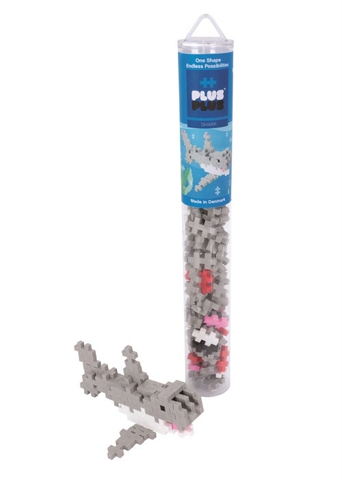 Plus-Plus Shark / 100 pcs. Tube 3+