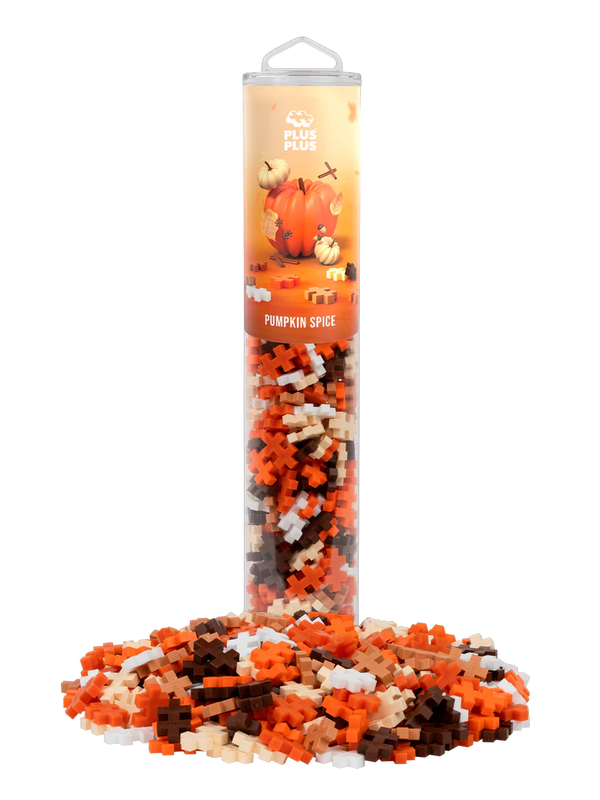 Plus-Plus Pumpkin Spice / 240 pcs Tube 5+