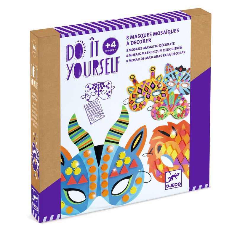 Tee itse naamarit &ndash; Jungle animals (8 kpl)