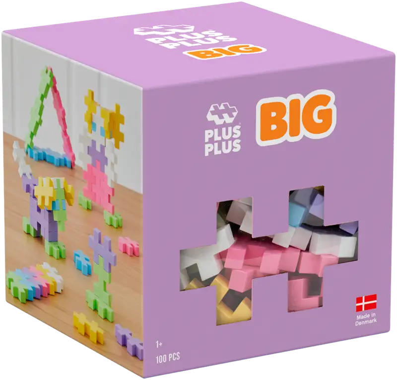 Plus-Plus BIG  Pastel 100 kpl