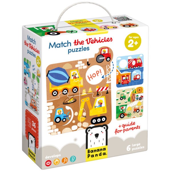 Match the Vechiles puzzles 2+