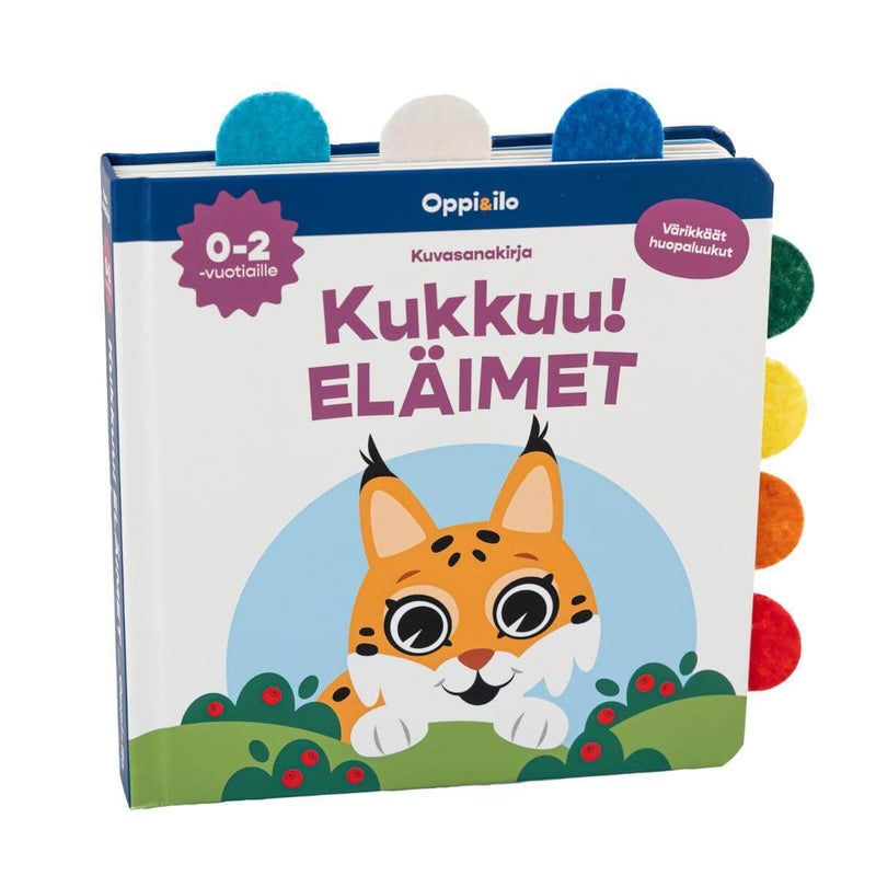 Kukkuu! El&auml;imet huopalappukirja