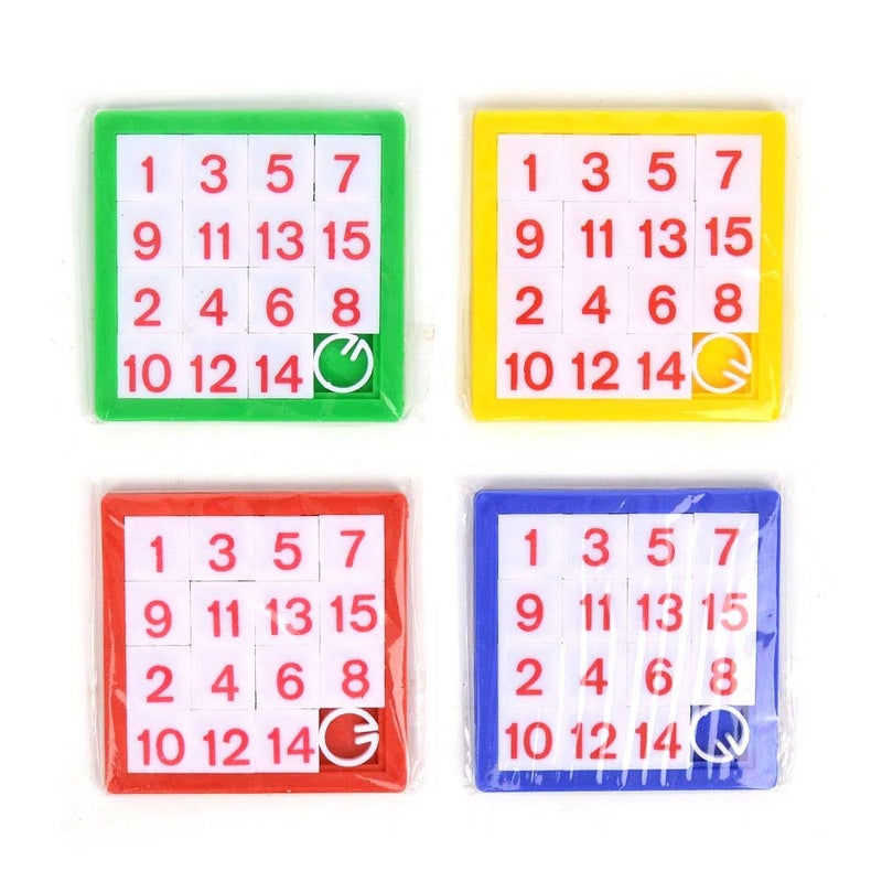 PUZZLE SLIDE NUMBER- LIUKUPELI 123 6cm